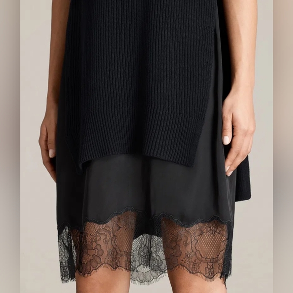 BNWT ALL SAINTS ELOISE SLIP DRESS, SIZE MEDIUM - Picture 3 of 16